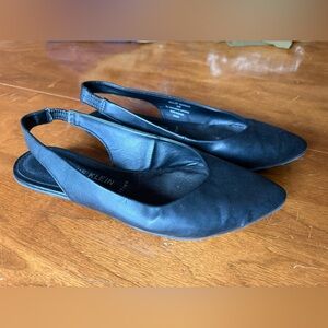 Anne Klein | Women's Black Slingback Flats